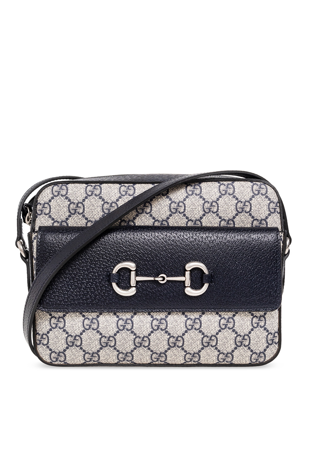 Gucci, Bags, Gucci Zip Around Original Gg Canvas With White Leather Trim  French Pouch Wallet
