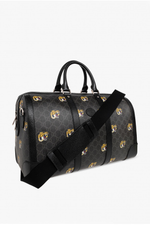 gucci print ‘Bestiary Medium’ holdall bag