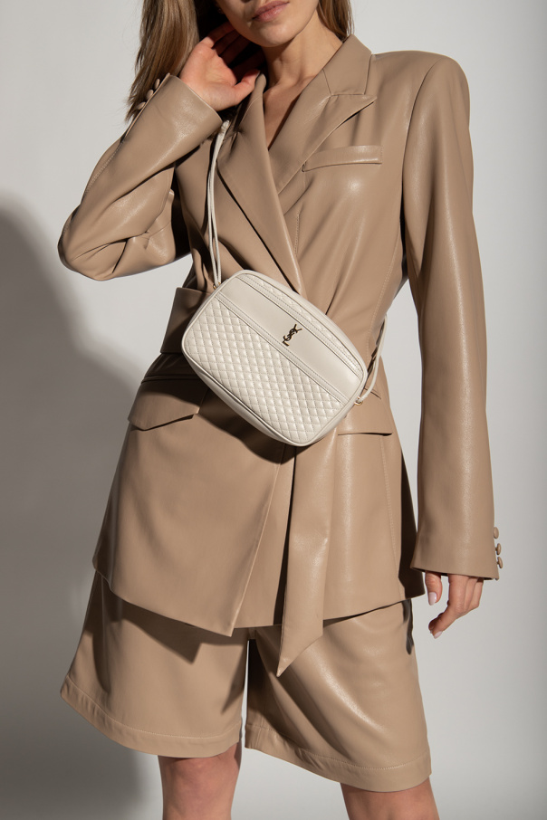 Saint Laurent Victoire Leather Handbag