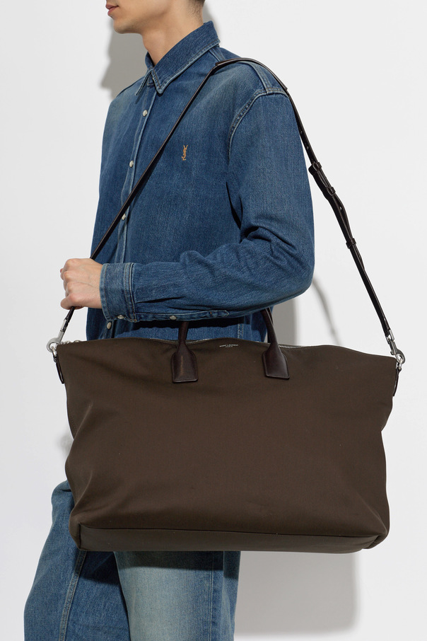 Saint Laurent Bolso de viaje con logo