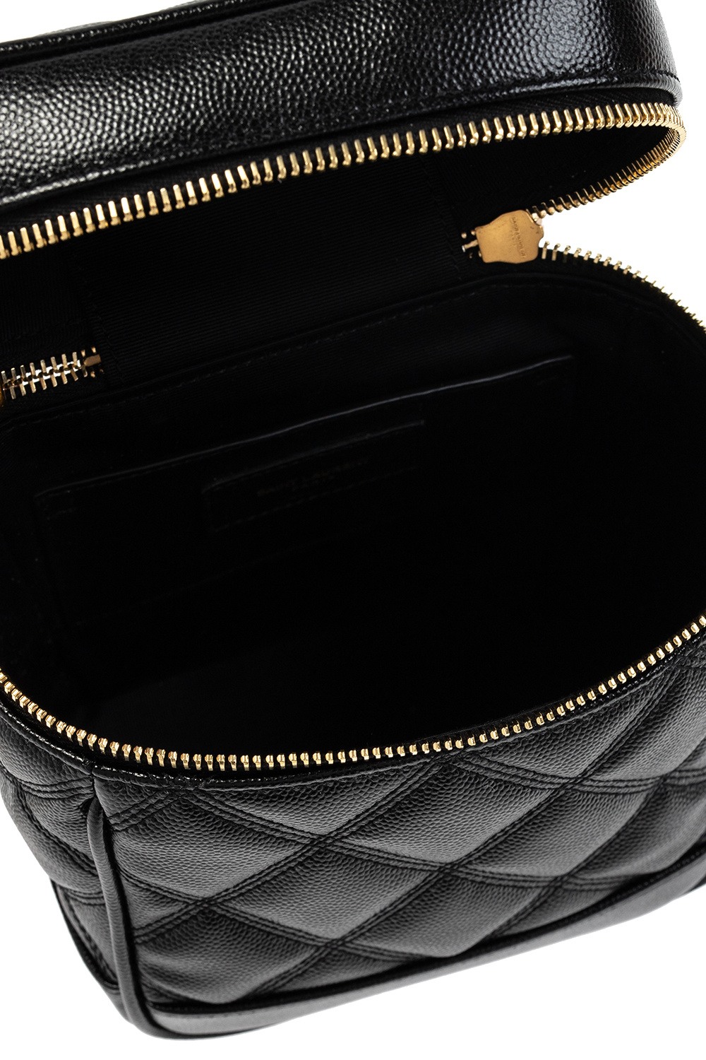 Saint Laurent '80s Vanity Case Matelassé Leather Shoulder Bag