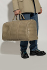Bottega Veneta GREEN ‘Intrecciato Duffle Large’ duffle bag