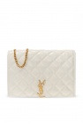 saint laurent monogram plaque quilted shoulder bag item