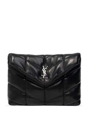 Сумка yves saint laurent puffer small chain bag in quilted lambskin