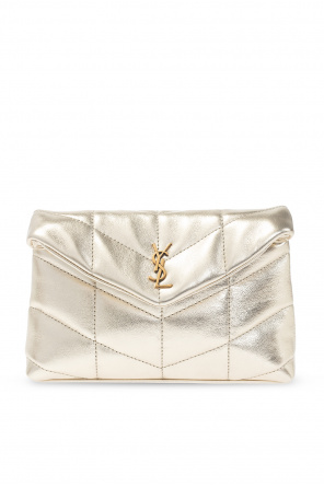 Sac bandoulière Saint Laurent Kate en cuir grainé rouge