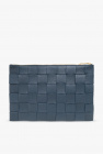 Bottega Veneta NAVY BLUE ‘Pouch Large’ clutch