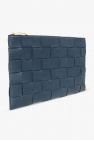 Bottega Veneta NAVY BLUE ‘Pouch Large’ clutch