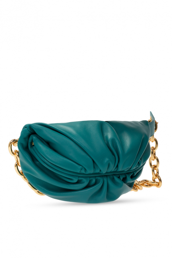 Bottega Veneta Green Belt Chain Pouch