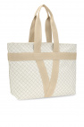 Bottega Veneta WHITE 'Intrecciato' weave shoulder bag