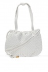 shoulder bag with intrecciato braid square bottega veneta bag