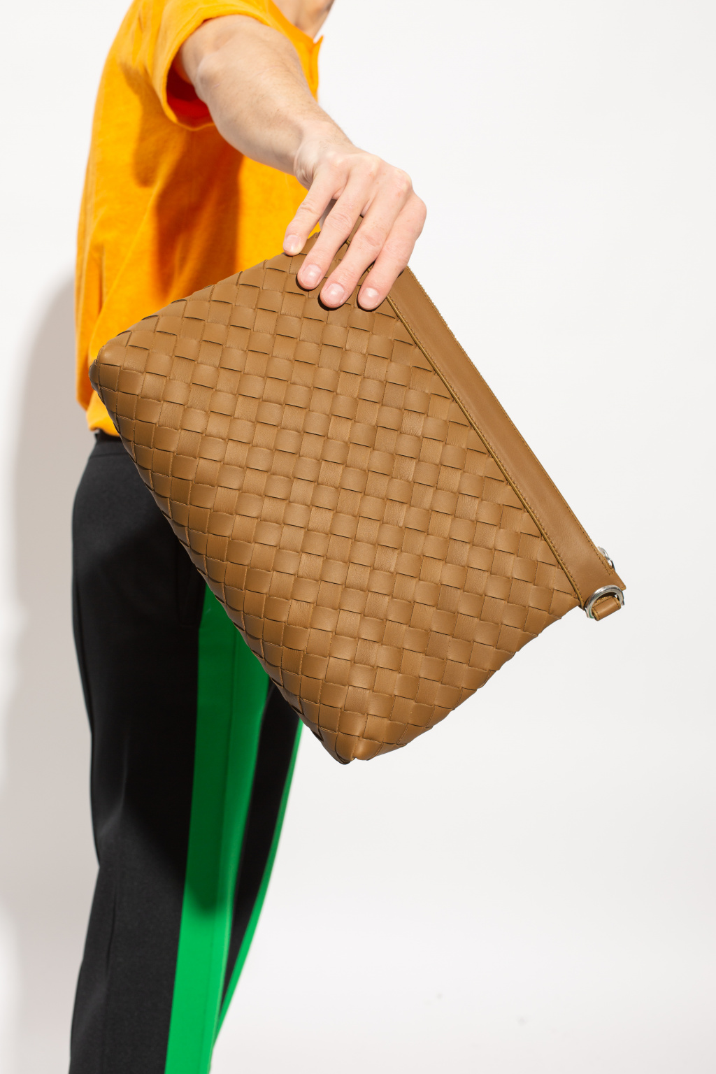 bottega Sharp Veneta Leather briefcase