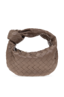 bottega veneta point small jacquard shoulder bag