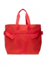 Bottega Veneta RED Rubber-finished tote bag