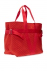 Bottega Veneta RED Rubber-finished tote bag
