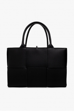 Bottega striped Veneta ‘Arco Small’ shopper bag