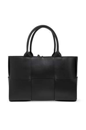 Жіноча сумка bottega veneta шоппер чорна