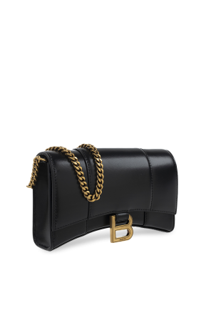 Balenciaga ‘Hourglass’ wallet with chain