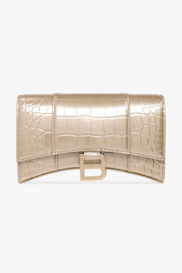 Balenciaga ‘Hourglass’ wallet on chain