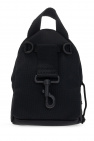 Balenciaga ellesse large reflective logo cross body bag in black