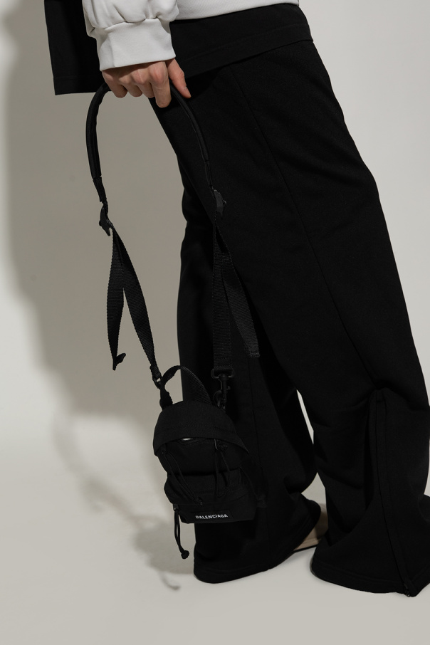 Balenciaga zip clutch bag