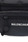 Balenciaga White Ruched Handle Grab Bag