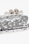 Alexander McQueen SILVER ‘Skull Four-Ring’ clutch