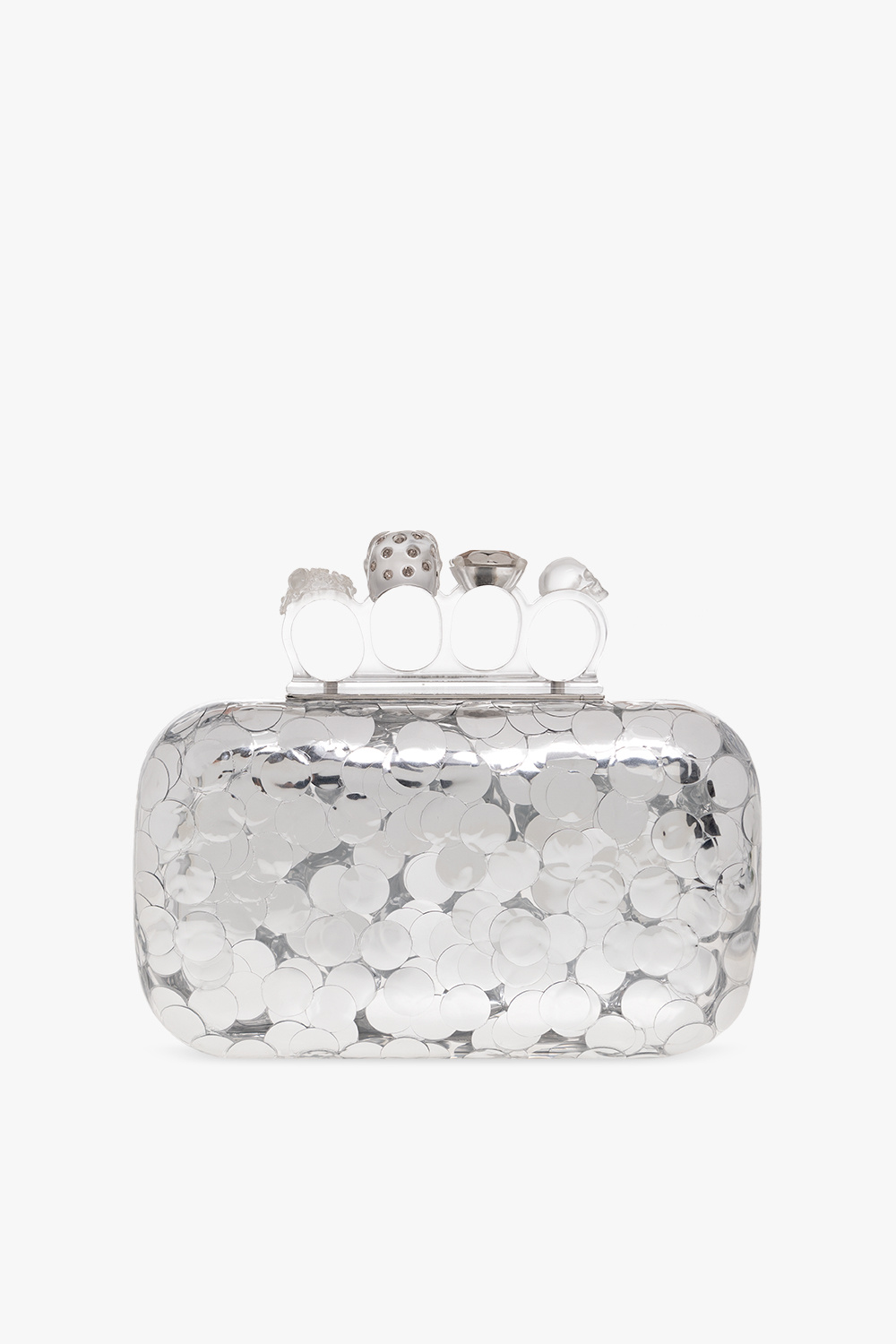 Alexander McQueen ‘Skull Four-Ring’ clutch