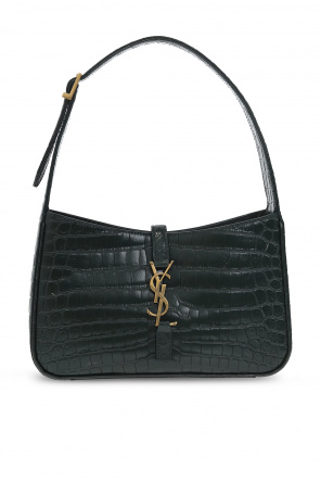 Yves Saint Laurent Muse Two small model handbag in furr and black leather