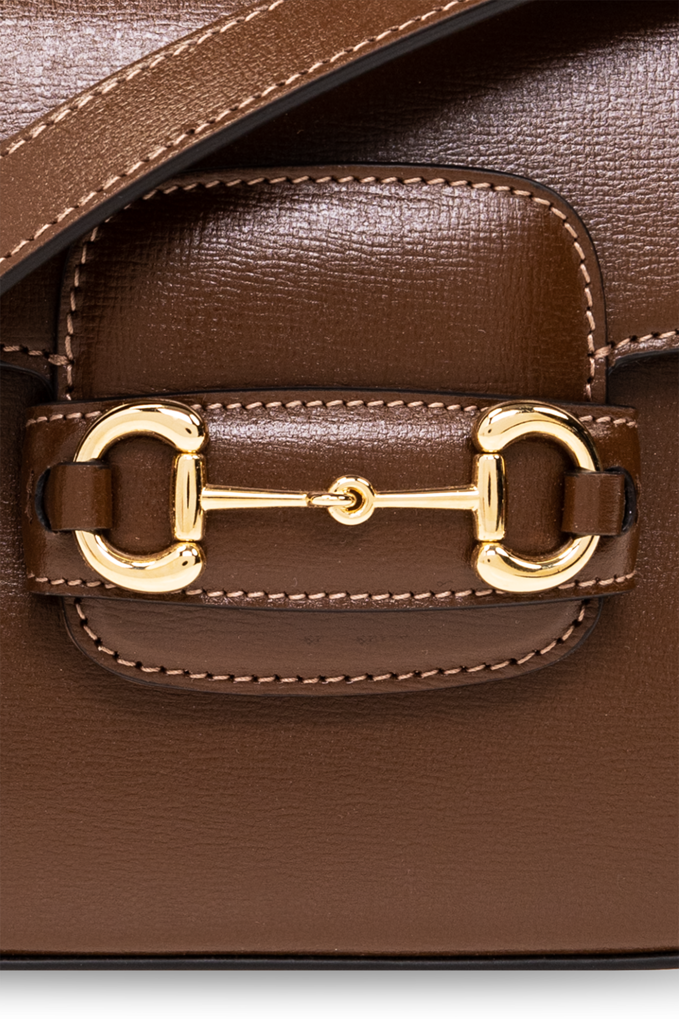 Gucci Brown Mini Horsebit 1955 Bag