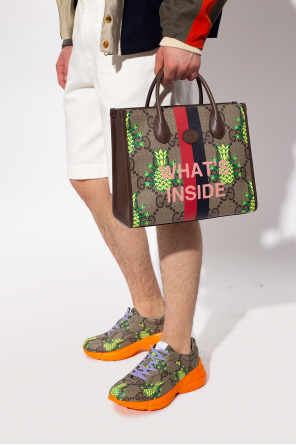 The ‘gucci pineapple’ collection shopper bag od Gucci