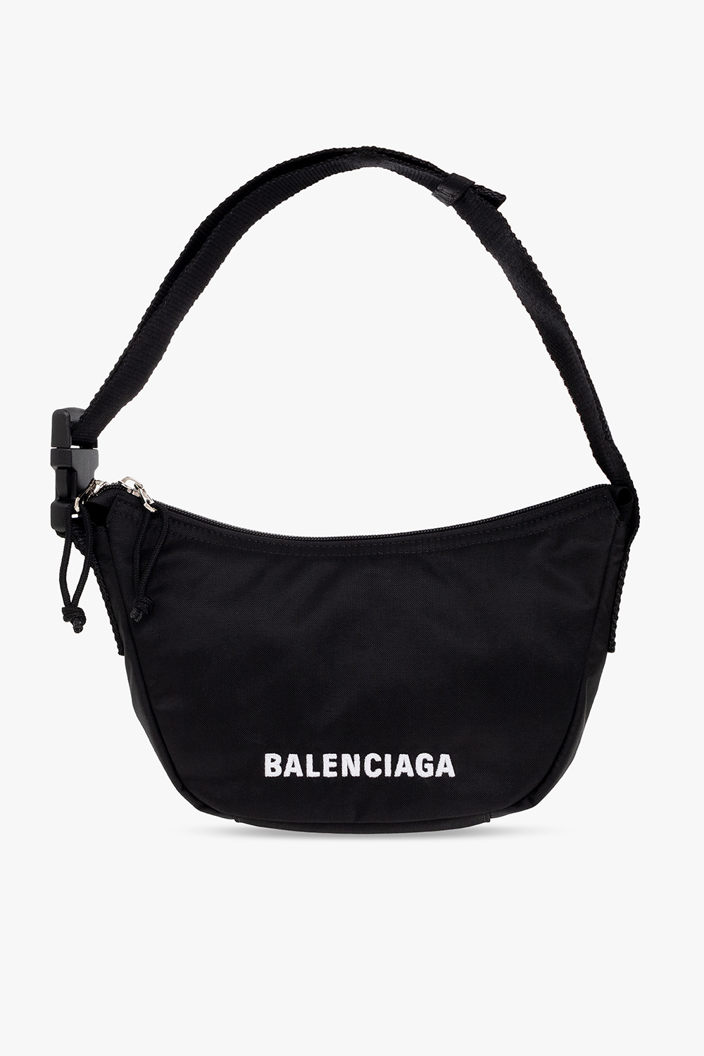 Balenciaga Wheel Sling Bag in Black