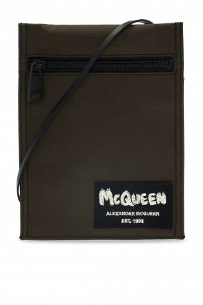alexander mcqueen knuckleduster logo clutch bag item