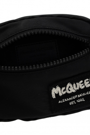 Alexander McQueen Alexander McQueen logo-stripe swim shorts