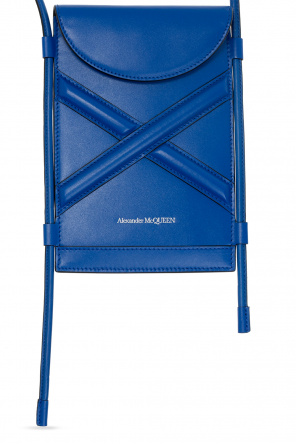 Alexander McQueen 'The Curve Micro' shoulder bag with logo