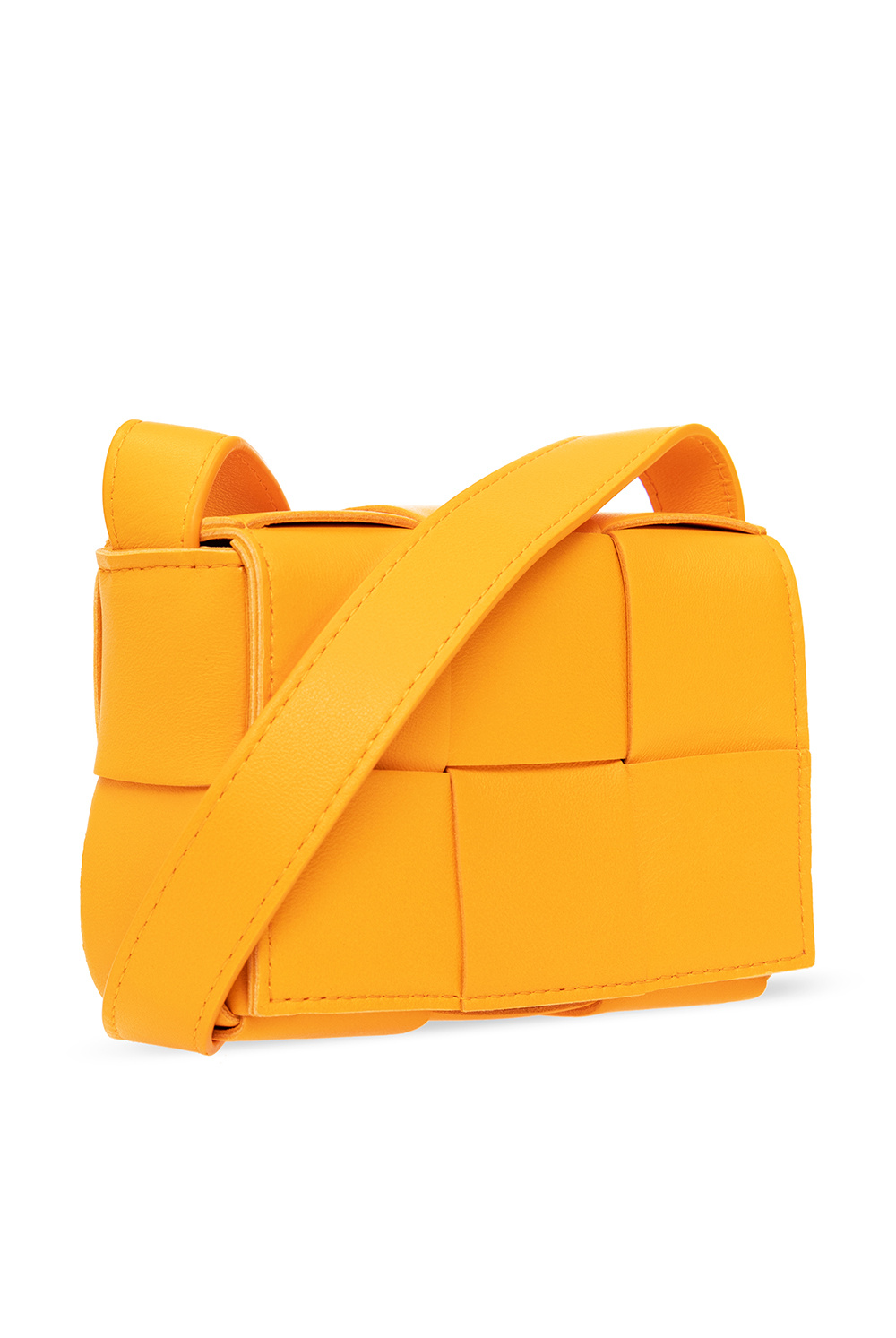 Bottega Veneta Orange Point Top Handle Bag
