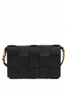 black bottega veneta intrecciato leather handbag bag