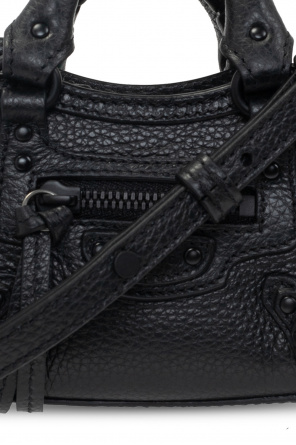 Balenciaga Neo Classic Hobo Xs Embossed Clutch Bag in Black