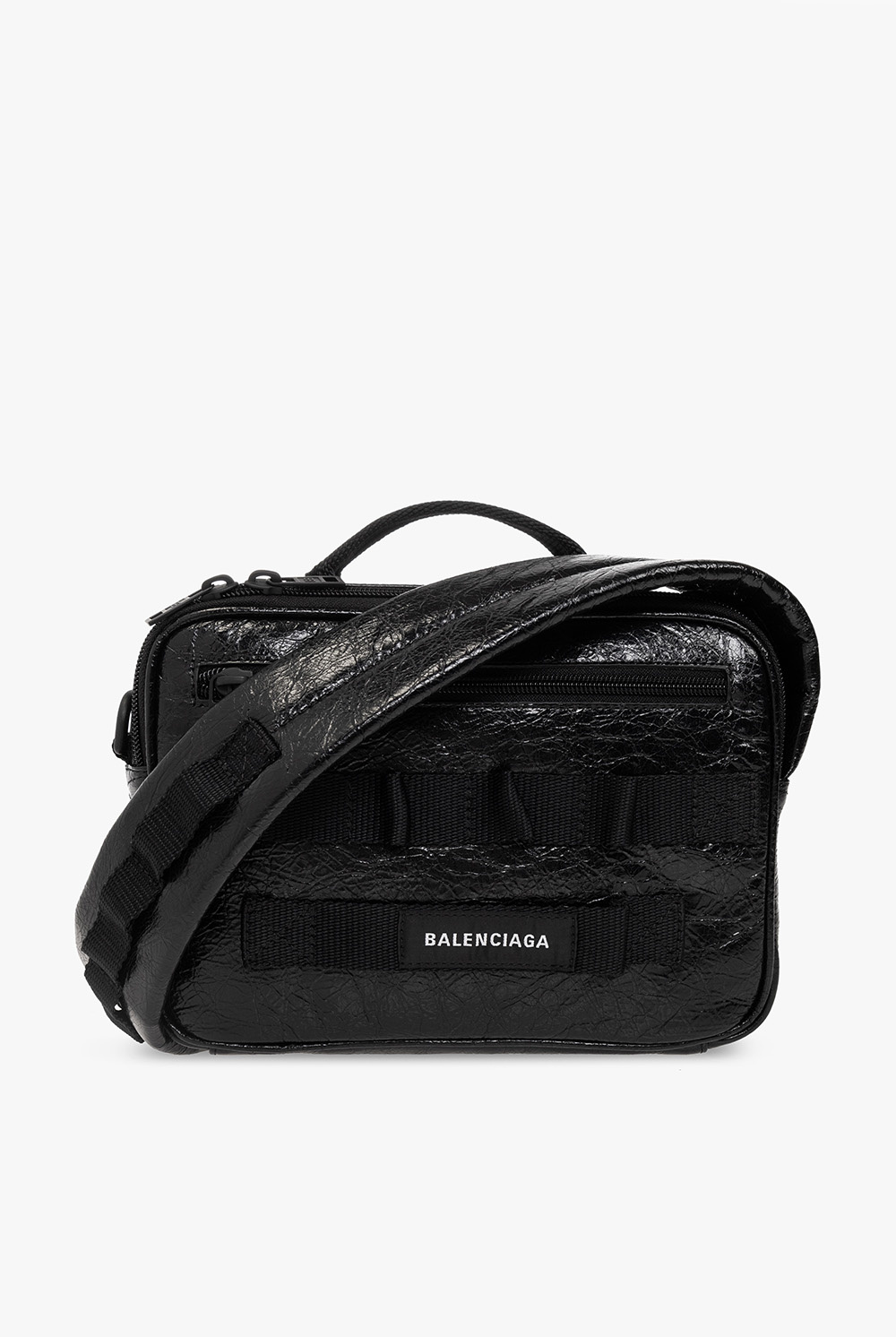Balenciaga Army Messenger black nylon shoulder bag  TheDoubleF