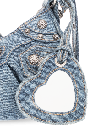 Balenciaga ‘Le Cagole XS’ shoulder intrecciato bag