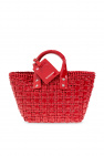 quilted-effect tote bag