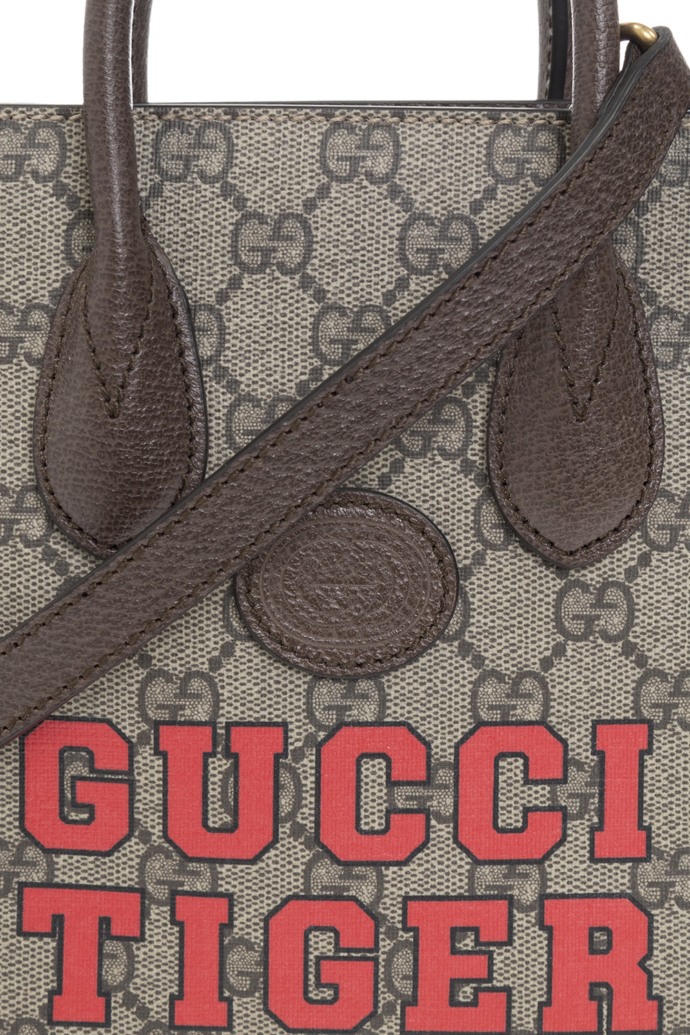 Gucci iPhone Case Supreme GG Tiger 7/8 Beige in Coated Canvas - US