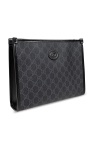 Gucci BLACK Cosmetic bag made of GG Canvas