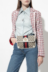 Gucci beige ‘Ophidia’ belt bag