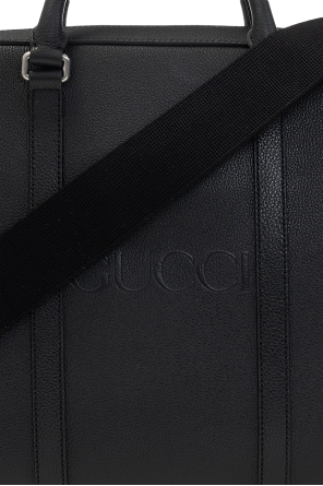 gucci Sandal Leather briefcase