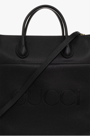 Gucci eyeglasses Leather shopper bag