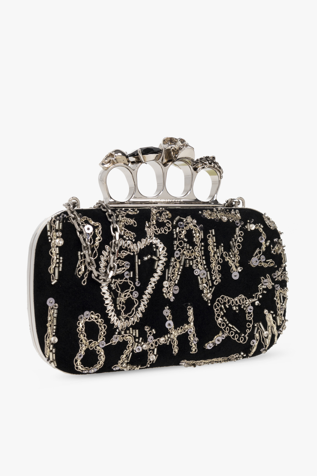 Alexander McQueen ‘Skull Four-Ring’ clutch