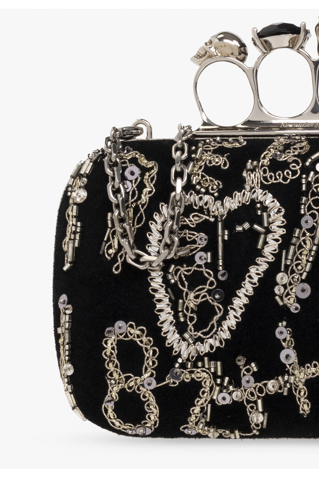 Alexander McQueen ‘Skull Four-Ring’ clutch