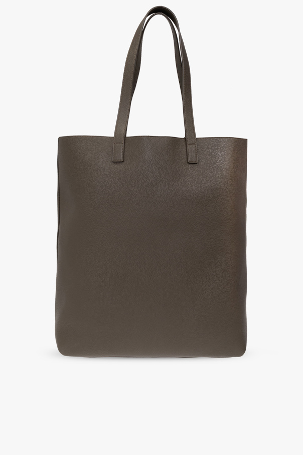 Saint Laurent Bold Leather Tote Bag