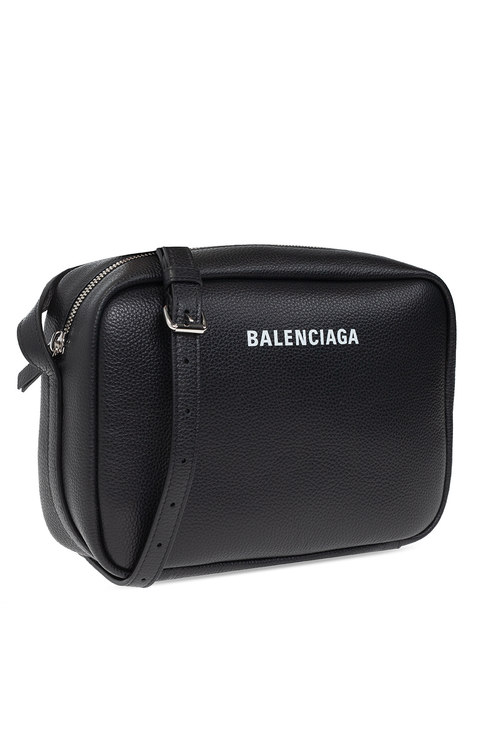 Balenciaga Black Leather Everyday Camera Shoulder Bag Balenciaga