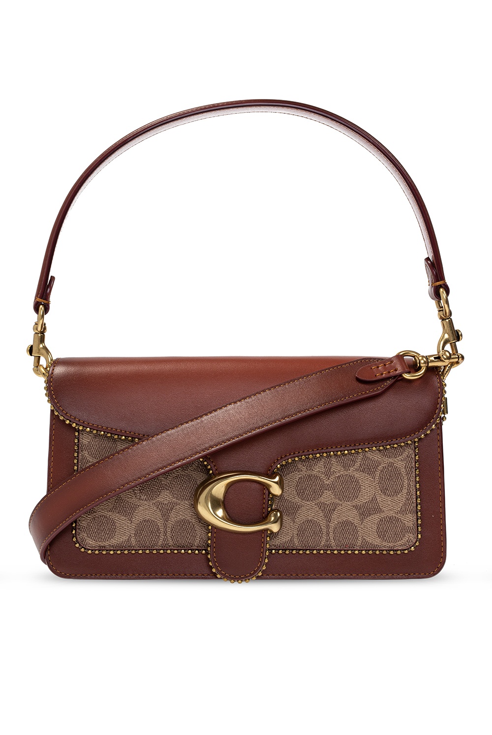 Polished Pebble Leather Tabby Shoulder Bag by Coach Online